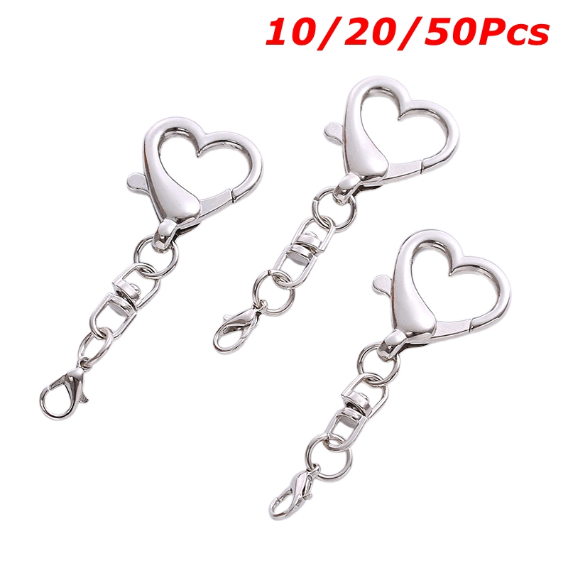 Lobster Clasp Silver - 10/20/50 piezas de aleación única con