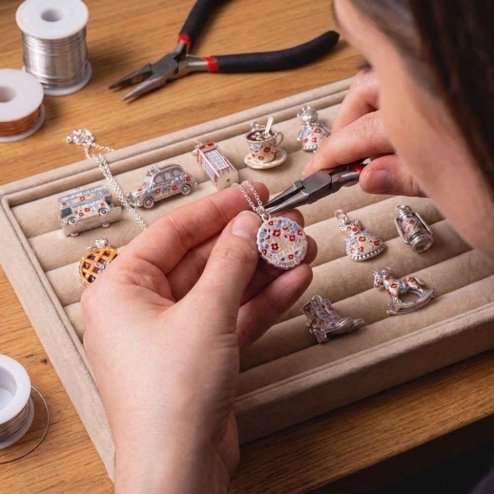 Jewelry Making London - Colgantes de acero inoxidable con diseños