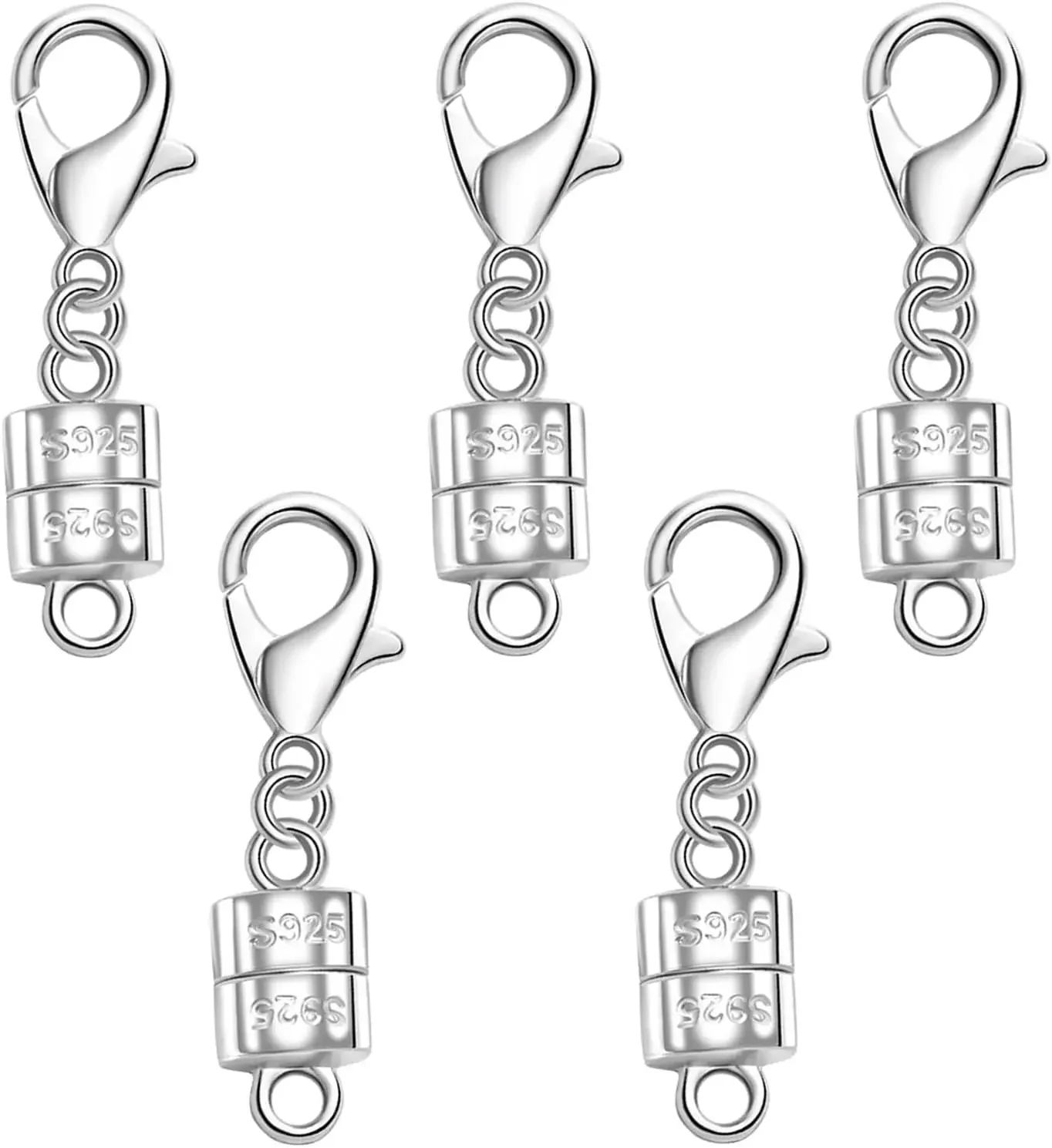 Cierre magnético de collar de  - Lobster Clasp Silver reseña y precio