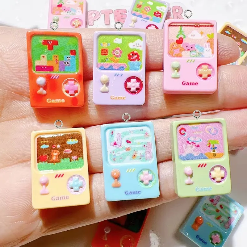 10 piezas de dijes de resina c - Jewelry Making Machines reseña y precio
