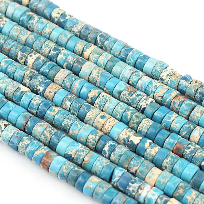 Cuentas de turquesa natural Em - Jewelry Making Gemstones reseña y precio