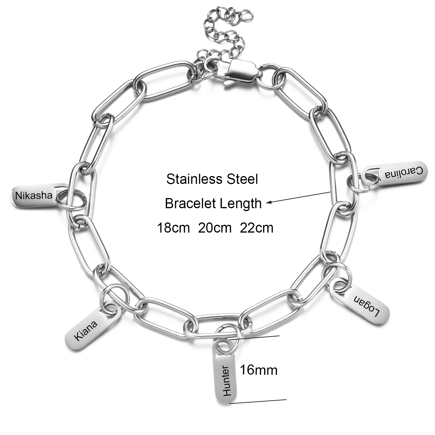 Joyería de acero inoxidable, p - Lobster Clasp Silver reseña y precio